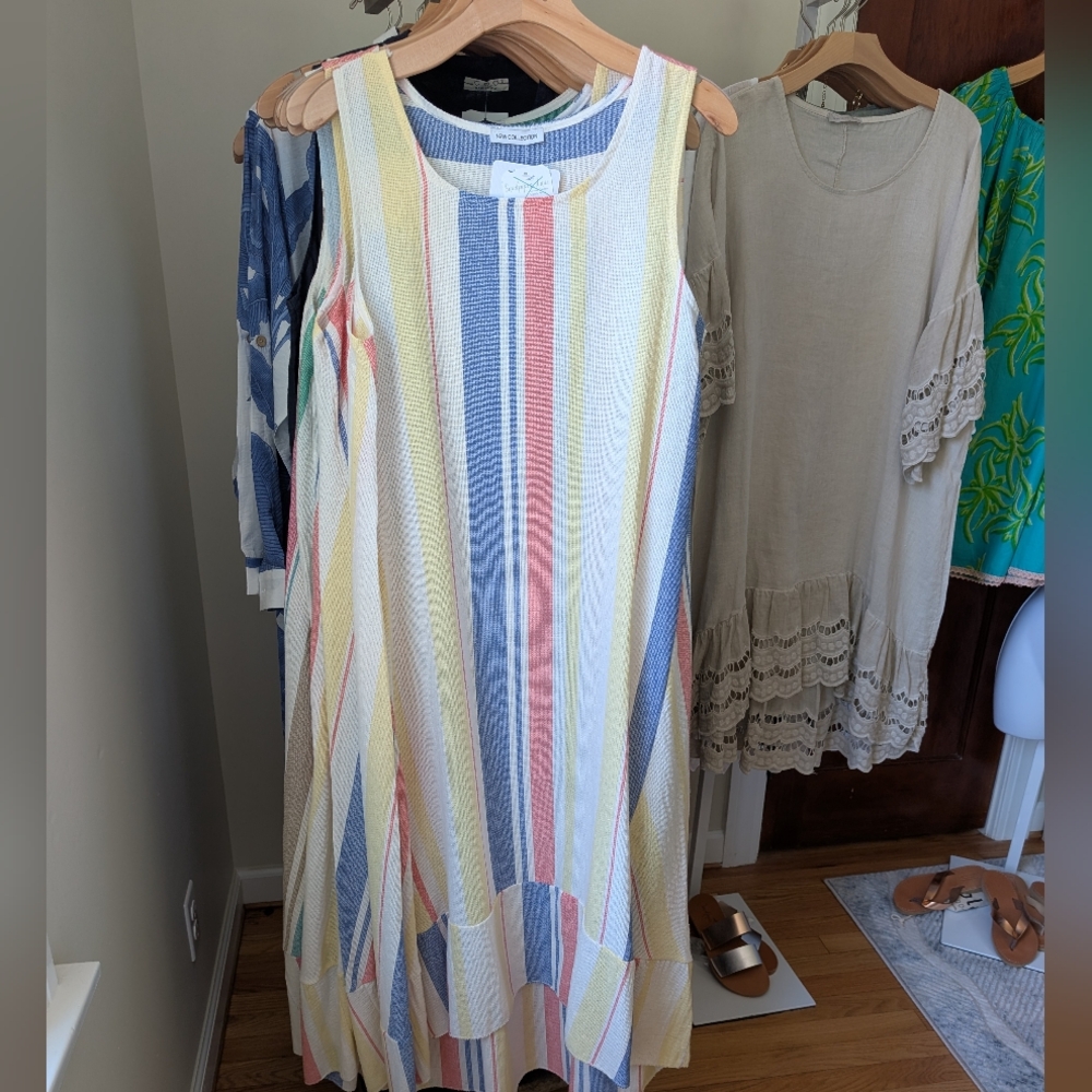 Striped Sleeveless Dress